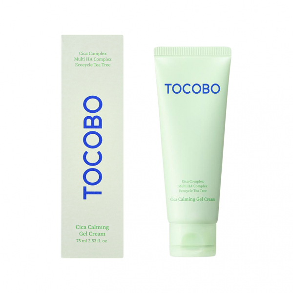 Крем-гель для лица `TOCOBO` CICA CALMING успокаивающий с экстрактом центеллы 75 мл