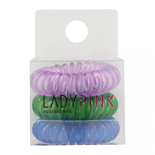 Набор резинок `LADY PINK` SLINKY box 3 шт